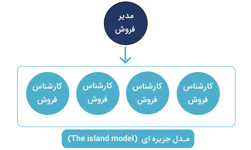مدل اول: ساختار واحد فروش جزیره‌ای